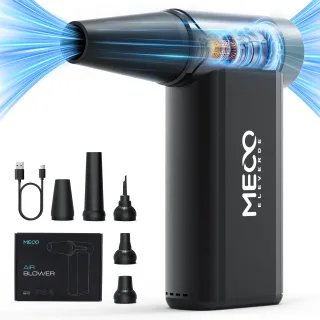 MECO ELEVERDE D1 Electric Air Duster 8-Gear to 130000RPMKeyboard Cleaner Rechargeable Cordless for Keyboard, Car, Pet