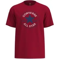 Converse T-Shirt CHUCK LOGO TEE mit Rundhalsausschnitt, aus Baumwolle, normale Länge