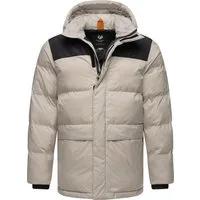 Ragwear Steppjacke Mikkesh Sportliche Herren Winterjacke mit Kapuze