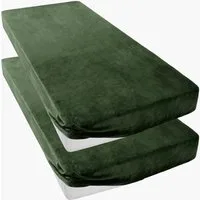 OTTO home Spannbettlaken Desner3, Mikrofaser-Fleece, Cashmere-Touch, Microfaser, Gummizug: rundum, (2 Stück), für Matratzen bis 20cm Höhe, kuschelig & weich, Bettlaken