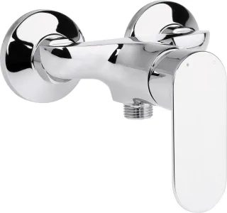 Neuesbad Serie 100 Brausearmatur, ohne Brauseset, Oberfläche: chrom, mit 10cm Anschlussabstand NB1DEBGA_04RM1