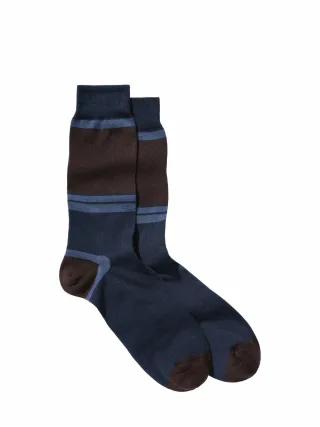Mey & Edlich Herren Lieblingssocke Blau 80 % Baumwolle, 20 % Polyamid