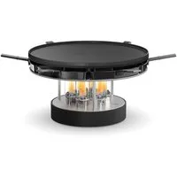 höfats Tischgrill CIRCLE 35 Tischgrill, Indoor&Outdoor Bioethanol Planchagrill, flexible Temperaturkontrolle