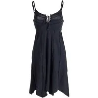 Vishes Sommerkleid Leichtes Sommerkleid mit verstellbaren Trägern Tunika, Boho, Goa Hippie Style