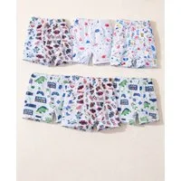Tutku Elit Boxershorts Jungen 6er Pack Baumwolle elastisch Kinder Unterwäsche (6-teiliges Set) Hautfreundliches Material mit elastischem Komfortbund