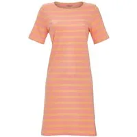 Ringella Nachthemd - Bigshirt Kurzarm im Ringeldessin 100% Baumwolle