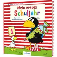 Der kleine Rabe Socke: Mein erstes Schuljahr / diverse, Das bunte Erinnerungsalbum, Eintragbuch Geschenk Schulanfang