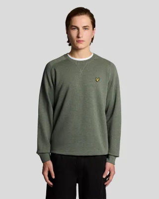 Baumwolle Melange Raglan Sweatshirt