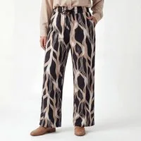 OriginalYou Palazzohose Damen Sommerhose Wide Leg Freizeithose fließender Stoff One Size 36-44 passend für (36-40 relaxed, 40-44 regular)