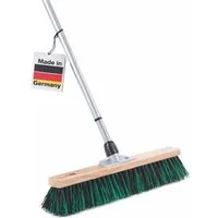 BawiTec Straßenbesen Hochwertiger Besen mit Teleskopstiel Straßenbesen Gartenbesen BawiMix, Aussenbereich, Teleskopstiel