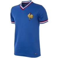 COPA Fußballtrikot Retro Trikot Frankreich 1971 Bestick Vereinsemblem