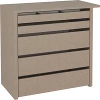 rauch Schubladeneinsatz Zubehör für Rauch-Schränke Garderobe Kleiderschrank Schrank (Inkl. Schubladeninneneinteilung in oberster Schublade), mit 5 Schubladen, Breite 88 cm, Tiefe 45 cm, MADE IN GERMANY