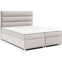 Best for Home Boxspringbett Trinity K-1 LUX – Modern Boxspringbett mit Stauraum & Komfort (Boxspringbett-Set, 1-St., Komplettes Boxspringbett-Set inklusive Matratze und Topper), Ergonomischer Schlafkomfort, großer Stauraum