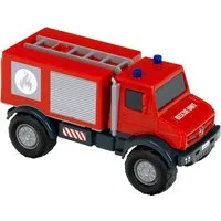 Klein Spielzeug-Feuerwehr Mercedes-Benz UNIMOG