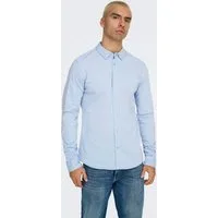 ONLY & SONS Langarmhemd ONSROBIN B/U LS STRETCH SHIRT NOOS