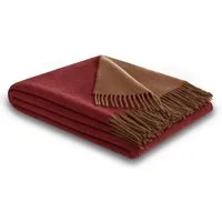 Wohndecke Soft Impression im Doubleface-Look, Biederlack, Baumwolle-Kaschmir-Mix