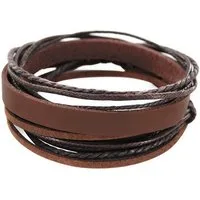 axy Lederarmband Herrenarmband Wickelarmband Leder Armband Herren Damen, aus Echtleder, Surferarmband in 3 Längen verschließbar