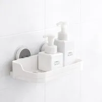 Creliv Duschablage ohne Bohren – Selbstklebender Bad Organizer mit hoher Tragkraft