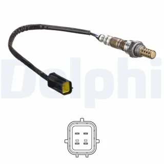 Delphi Lambdasonde nach Katalysator Chevrolet Lacetti Nubira Daewoo Lacetti