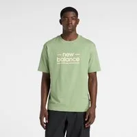 New Balance T-Shirt MENS LIFESTYLE T-SHIRT aus Baumwolle, für Erwachsene, in den Größen S bis XXL