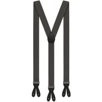 ZUKUNFTSENKEL Hosenträger Hosenträger Herren 3,5 cm Breite Y-Form mit Knopfverschluss (Deutsche Produktion, Komfortabel) Lederriemen Knopfverschluss, ohne Clips