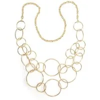 COLLEZIONE ALESSANDRO Lange Kette Eliza, mit großen Ringen