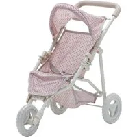 TEAMSON™ KIDS    Puppenwagen Puppen Jogger Rosa/Grau