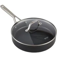 NINJA Bratpfanne ZEROSTICK Essentials Pfanne mit Deckel (26 cm), Aluminium, geschmiedetem Aluminium, Geeignet für alle Kochfeldtypen, Induktion