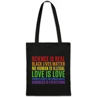 Urban Backwoods Beuteltasche Rainbow Sayings Stofftasche Black Gay LGBTQ Gay Schwul Trans Pride (1-tlg), Month Trans Regenbogen