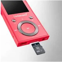 Intenso MP3 Player Video Scooter Bluetooth 64GB 1,8 Zoll Display pink MP3-Player