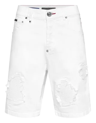 Denim Shorts Formentera Distressed