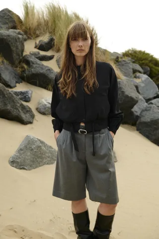 Jane Lushka - Ian jacket technical jersey black - Gr. - S