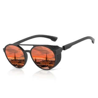Men's Polarized Sunglasses Fashion Round Driving Sun Glasses for Unisex Classic Male Eyewear Travel Hiking Fishing Sungl