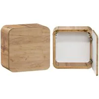 Lomadox Hängeschrank LUTON-56-CRAFT Badmöbel, Wotan Eiche Nb. Nb., B/H/T ca. 35/35/22 cm
