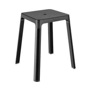KEUCO AXESS Hocker, Aluminium/Kunststoff, B: 42,3 H: 47,6 T: 42,3 cm, 35082370037 35082370037