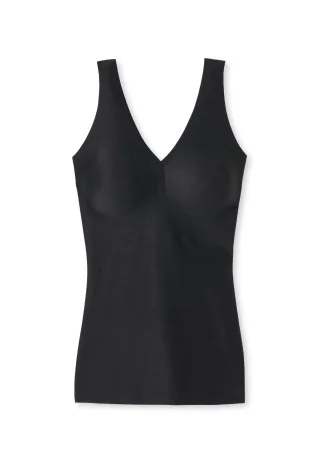 SCHIESSER - Top mit Pads schwarz - Gr. - 46