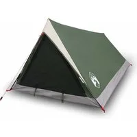 vidaXL Kuppelzelt Campingzelt 2 Personen Grün Wasserfest, (1 tlg)