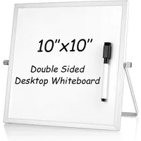 euroharry Memoboard Kleines mini Trockenlöschen Whiteboard Weiße Kleines Tafel Desktop