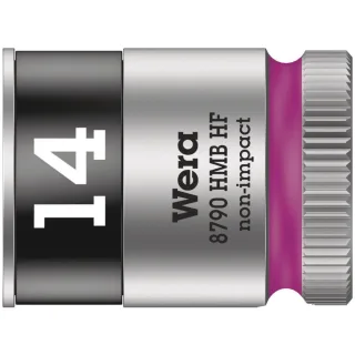 Wera 8790 HMB HF Zyklop-Steckschlüsseleinsatz mit 3/8"-Antrieb mit Haltefunktion Pink - 05003748001