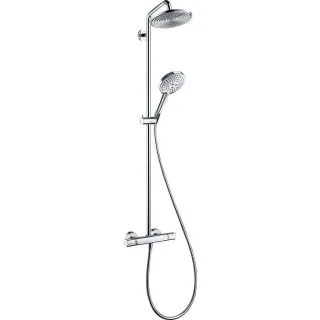 hansgrohe Raindance Select S 240 1jet 27115000 Showerpipe DN 15, chrom, mit Thermostat