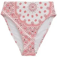 Next Highwaist-Bikini-Hose Bikinihose mit hoher Taille und Gürtel (1-St)