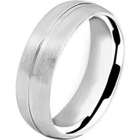 AKZENT Partnerring Honest Affection, silberfarbig, langlebig, Herren Ring
