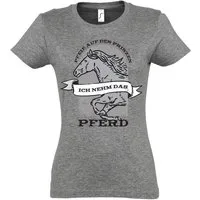 Youth Designz T-Shirt "Pfeif auf den Prinzen, ich nehm das Pferd" Damen T-Shirt mit modischem print