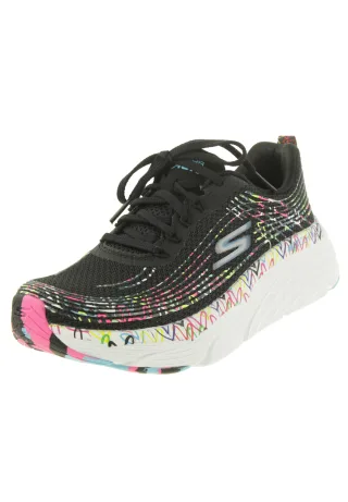 Skechers MAX CUSHIONNING ELITE PAINTED WITH LOVE Damen Sneakers JGoldcrown schwa...
