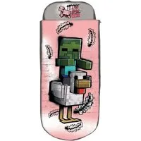 Minecraft Kinderschlafsack Schlafsack mit Luftmatratze 150 × 62 × 20 cm (1 tlg)