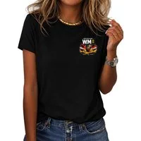 RMK T-Shirt Damen Shirt Rundhals Basic Fußball Deutschland WM 2026 aus Baumwolle