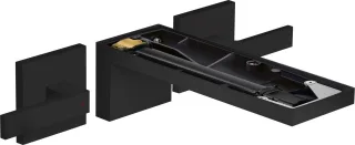 Hansgrohe 3-L Waschtischarmatur Axor MyEdition F-Set Wandmontage o.Platte mattschwarz, 47082670 47082670