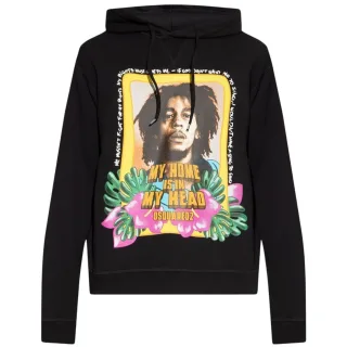 DSquared2 Herren Bob Marley Hoodie (Schwarz)