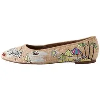 Next Forever Comfort® Bestickte Ballerinas aus Bast Ballerina (1-tlg)
