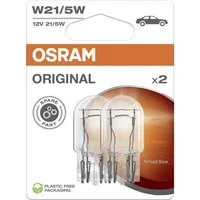 Osram KFZ-Ersatzleuchte Osram Signallampe W21/5W Original 2.0 2 Stück